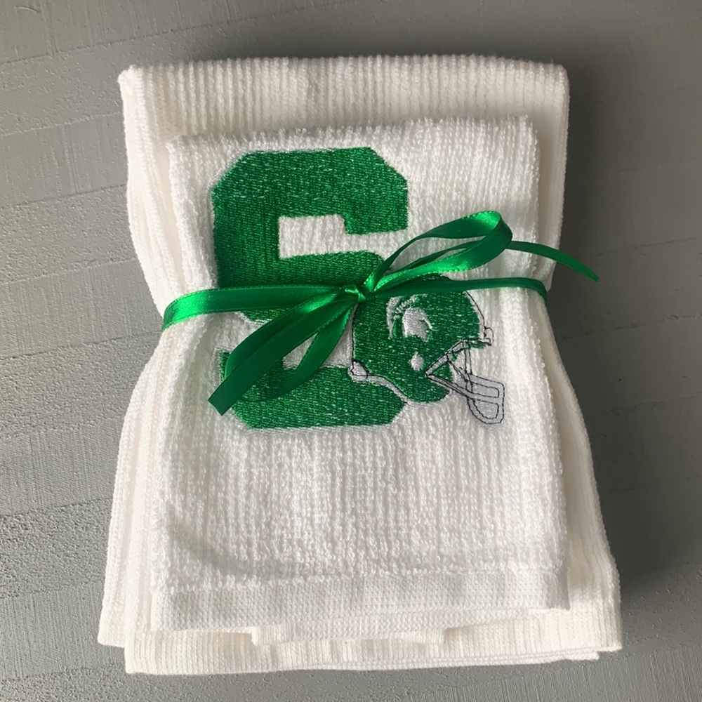 Michigan State Spartans Football 🏈 Towel Set of 2